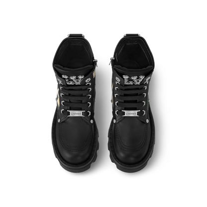 LV Checker Combat Boot