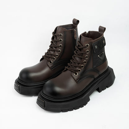 EVACI TITAN — Brown Combat Boots