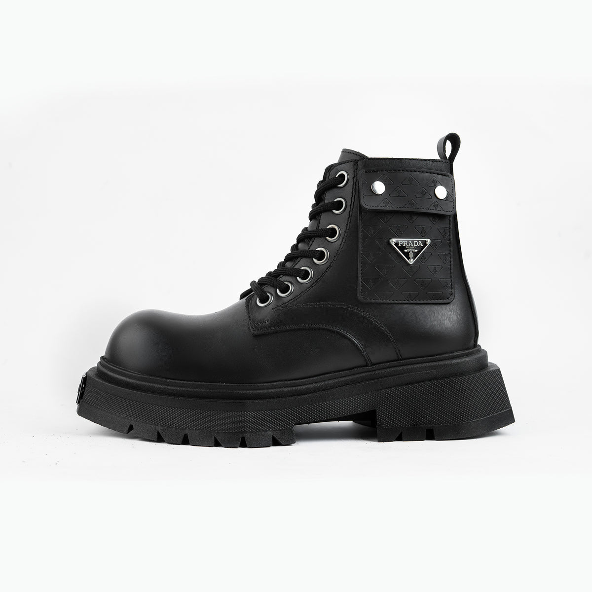 EVACI TITAN — Black Combat Boots