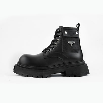 EVACI TITAN — Black Combat Boots