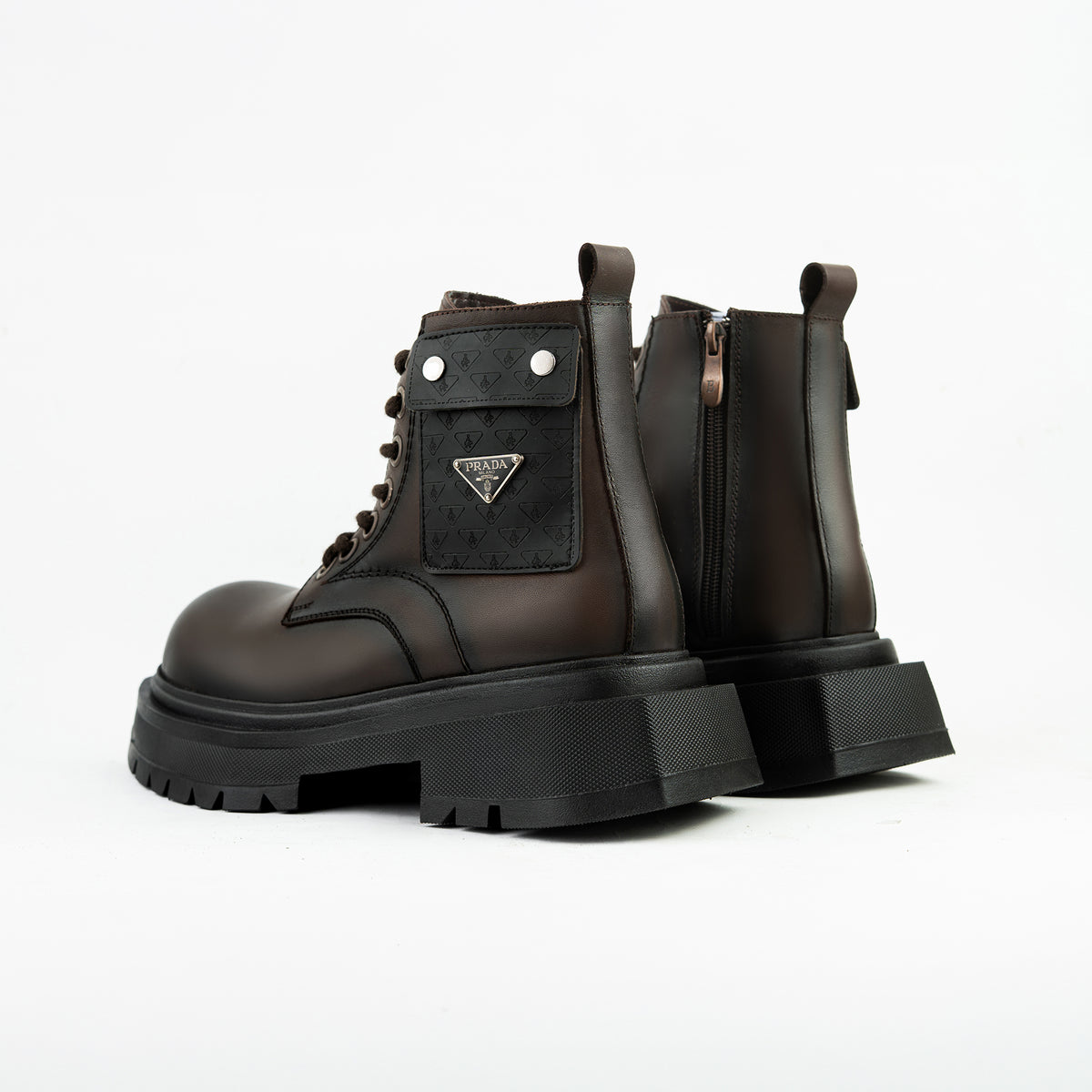 EVACI TITAN — Brown Combat Boots
