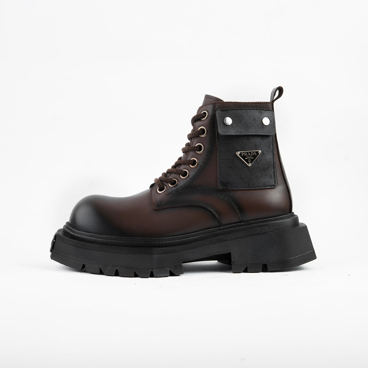 EVACI TITAN — Brown Combat Boots