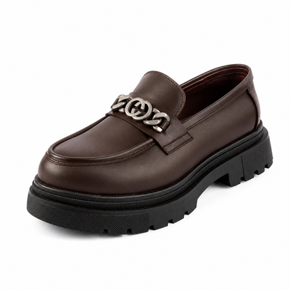 EVACI Sterling Chain Loafer
