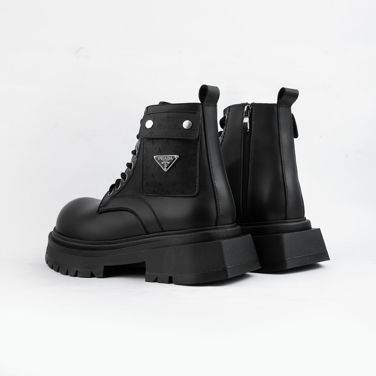 EVACI TITAN — Black Combat Boots