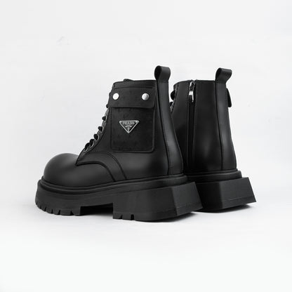 EVACI TITAN — Black Combat Boots