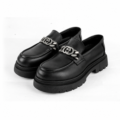 EVACI Sterling Chain Loafer