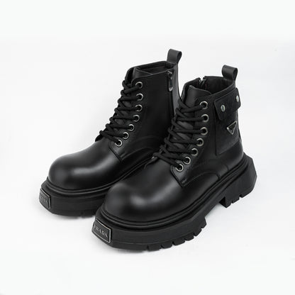 EVACI TITAN — Black Combat Boots