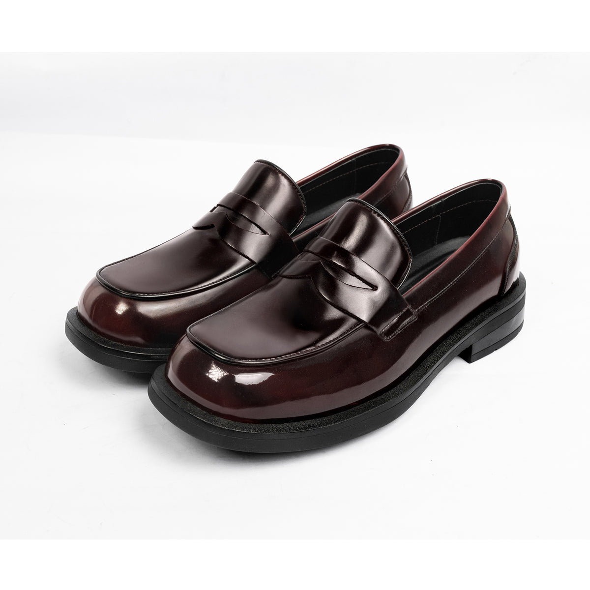 Milano Loafer BLACK/BURGUNDY