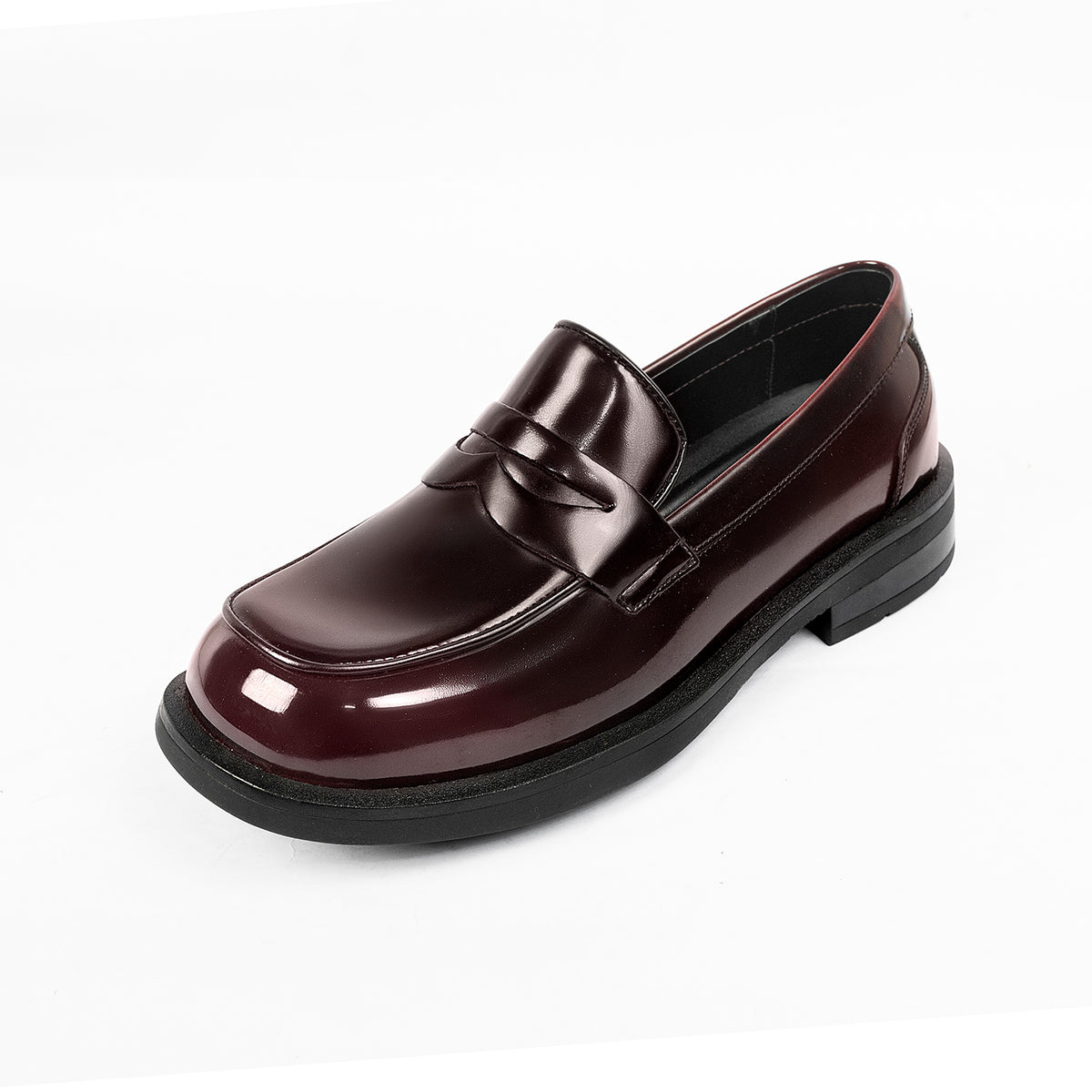 Milano Loafer BLACK/BURGUNDY