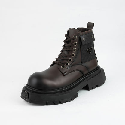 EVACI TITAN — Brown Combat Boots