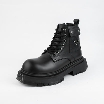 EVACI TITAN — Black Combat Boots
